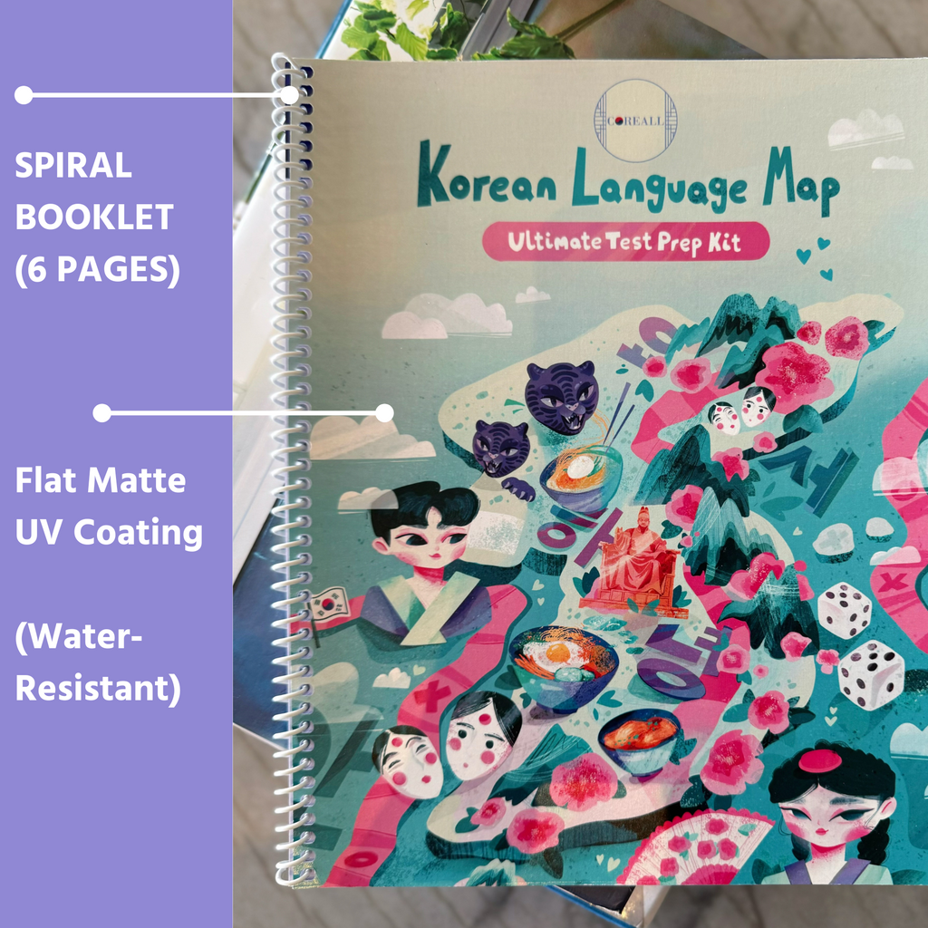 8. Korean Language Map - ENHANCED) Korean Language Learning Book