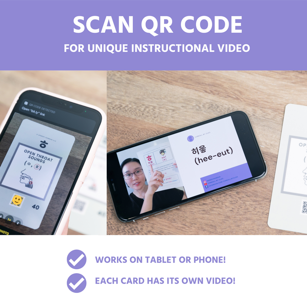 6. Flashcards Gift Box Set - BASIC) Hangul & Survival Korean